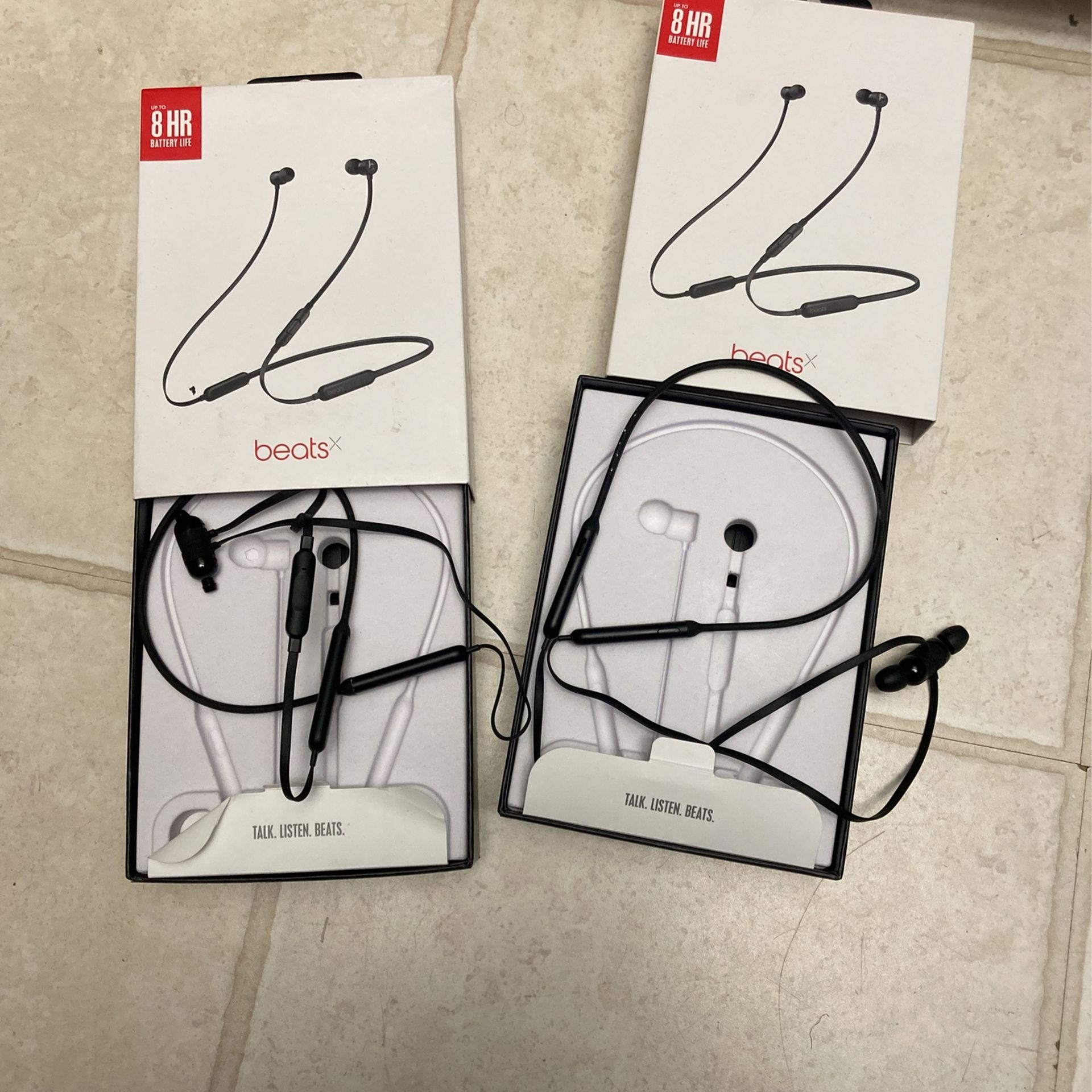 BeatsX By Dr. Dre  2 Sets For Parts Or Repair 