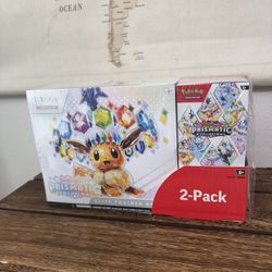 Pokemon Prismatic ETB And booster Bundle