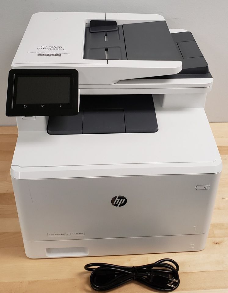 HP Color LaserJet Pro MFP M477FNW All-In-One Laser Printer Good Shape (73576)