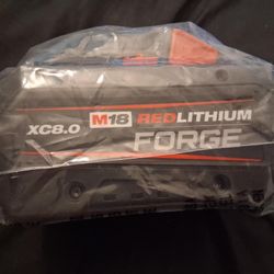 Milwaukee M18 forge battery 8ah  