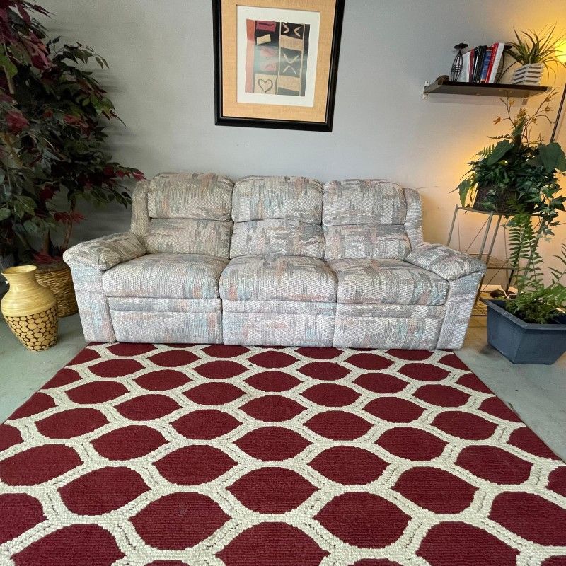 Exotic Fabric Muti-color Recliner