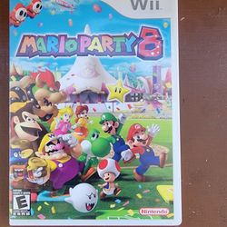 Mario Party 8 (Nintendo Wii, complete video game with manual and case