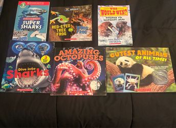 Scholastic Kids Animal Books Lot of 5