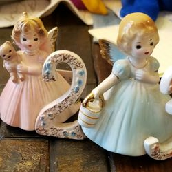 Vintage Birthday Angels