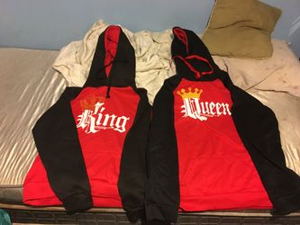 King & queen hoodies