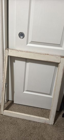 Vintage window frame