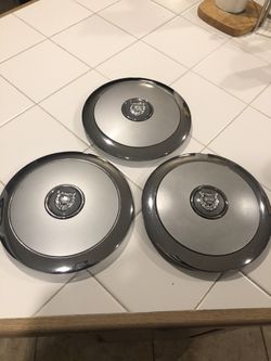  1(contact info removed) Jaguar XJ8 Factory OEM Wheel Rim Center Hub Cap Cover 6240 BA SILVER