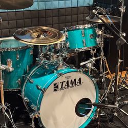 Tama Superstar 50th Anniversary Drum Set – Aquamarine Finish