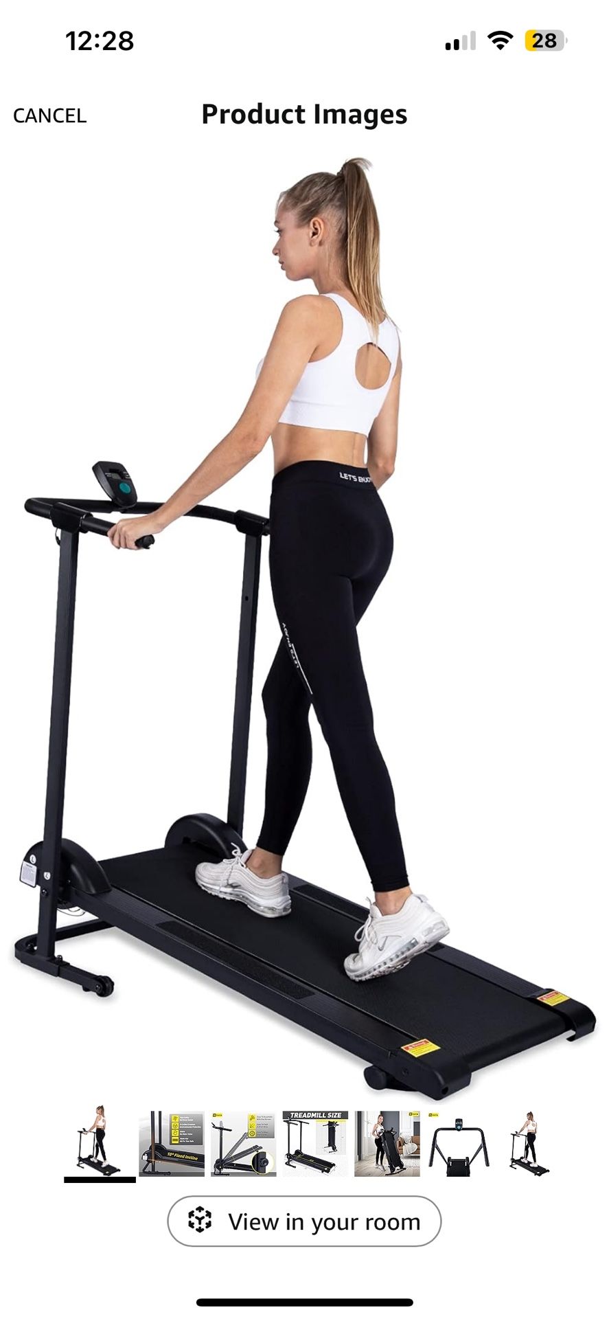Inclined Self Powered Treadmill