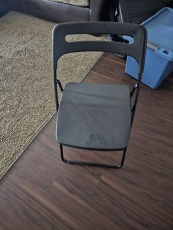 Ikea Foldable Black Chair