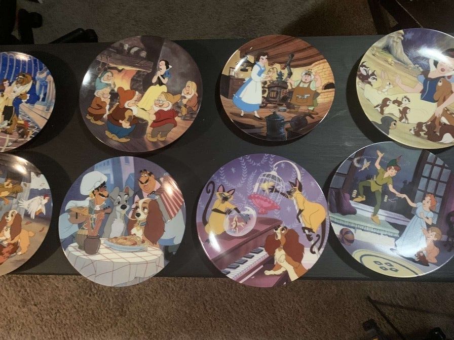 Assorted Disney Plates Collector's