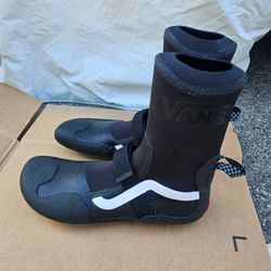 Vans Surf Boot 2 Hi V 5mm Neoprene Wetsuit Booties sz 12