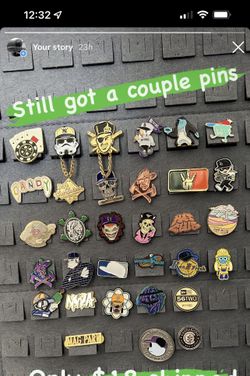Pins 15 Each Picked Up Or 20 Shipped