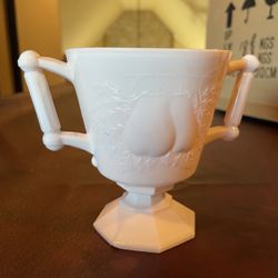 Pink Footed Open Sugar Bowl