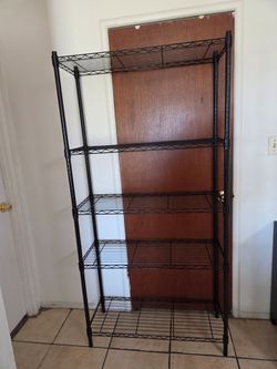 5 tier metal shelf