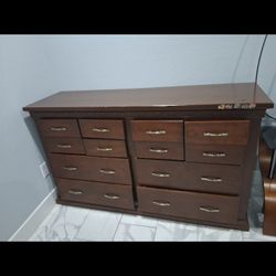Large Wooden Dresser 