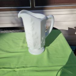 Vintage Westmoreland Milk Glass Pitcher