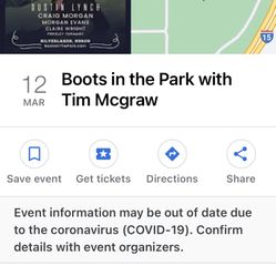 Boots In The Park VIP Tickets