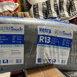 Henry R-13 ULTRATouch Recycled Denim Insulation Batt 15 in. x 93 in.