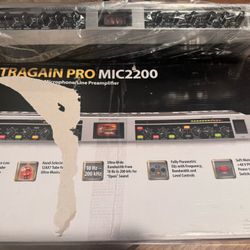 NEW IN BOX - Behringer Ultragain Pro MIC2200 V2 Tube Preamp