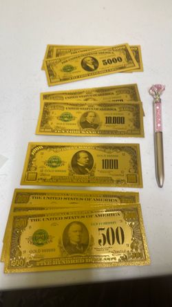 24 Gold Leaf Notes $20 each have 9 left