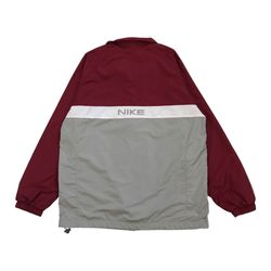 VINTAGE NIKE WINDBREAKER LARGE L MENS GRAY JACKET SWEATSHIRT TRAVIS SCOTT ZIP UP