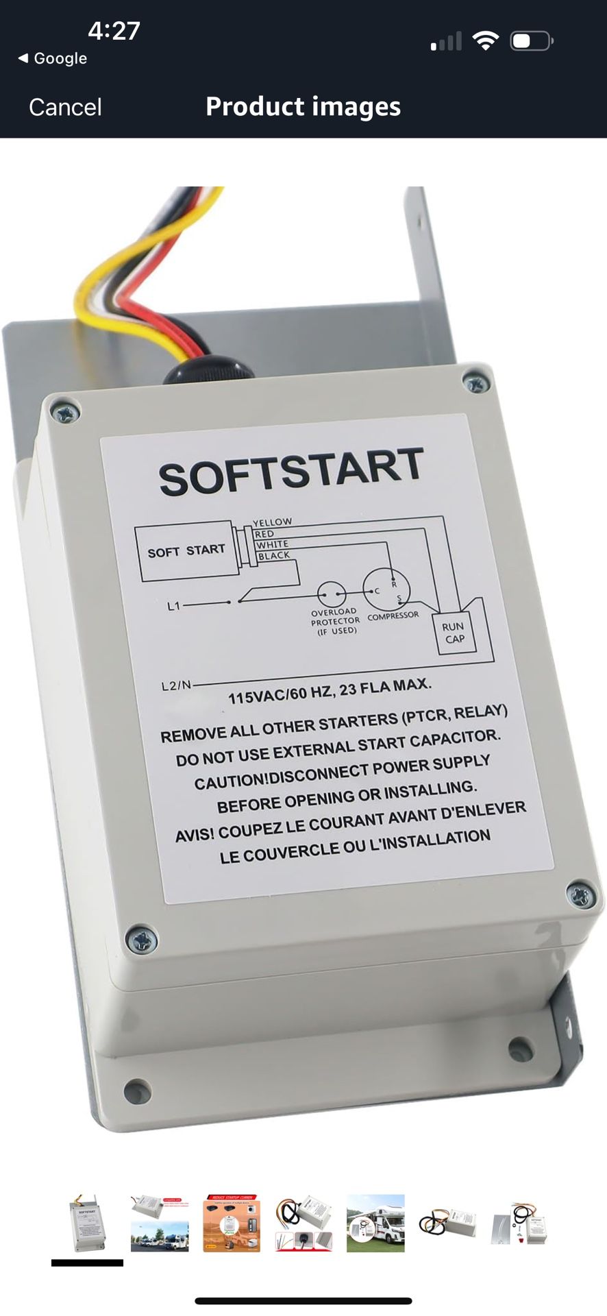Soft Start for RV Air Conditioning Auxiliary Starter, 1 RV A/C Smart Control Kit Compatible with Coleman 450XX/ 452XX/ 470XX/ 472XX/ 480XX/ 48