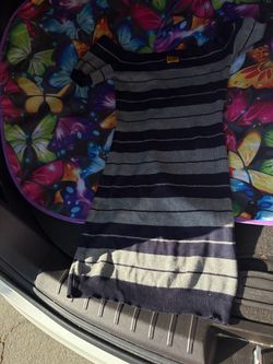 FB county off the shoulder Charlie Brown dress