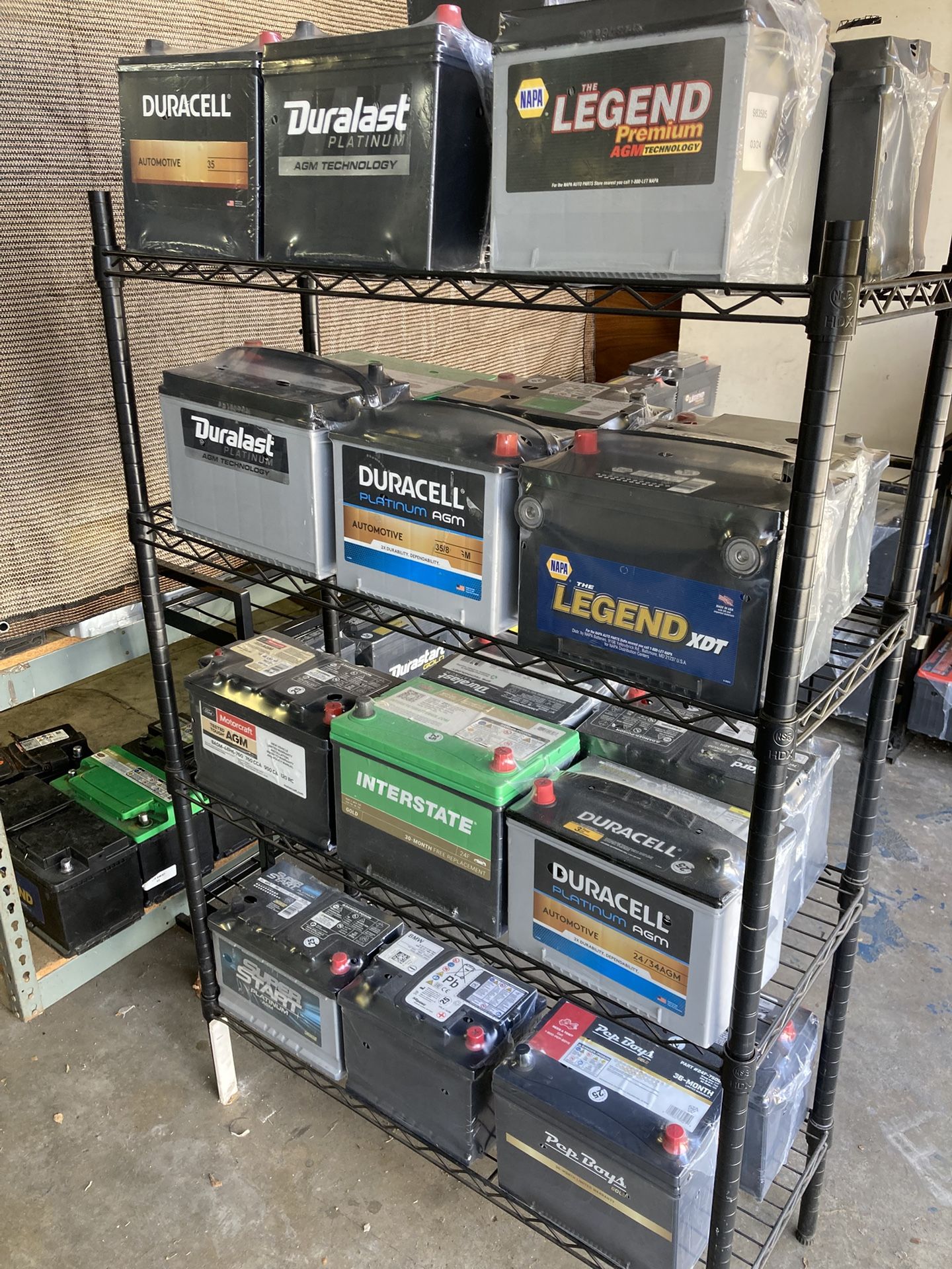 Car batteries