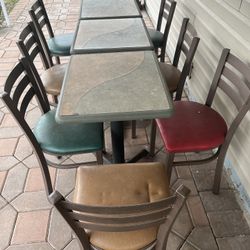 Restaurent Dinning Table And Chairs 