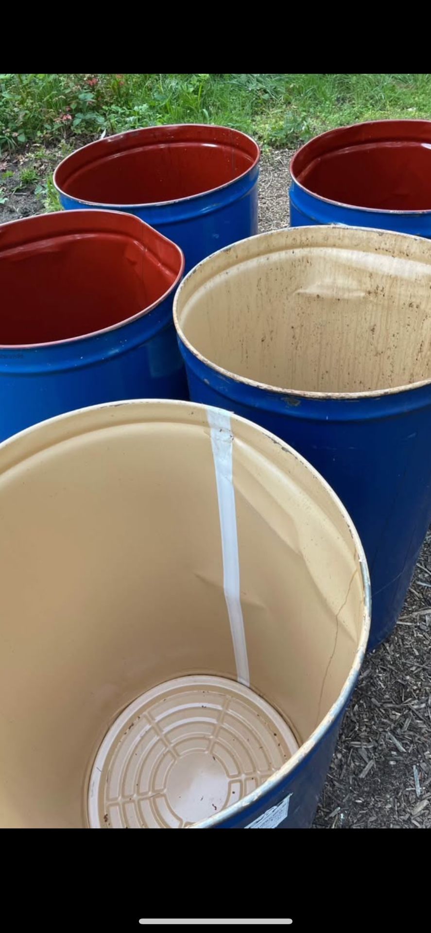 55 Gallon BURN or Trash BARRELS DRUMS