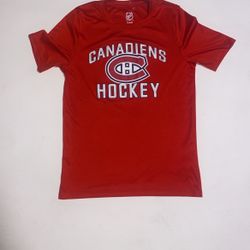 Kids canadiens hockey shirt