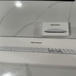 Apple Magic Keyboard And Mouse 