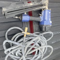 Nail Guns With Hose X2, And 2 Sanders