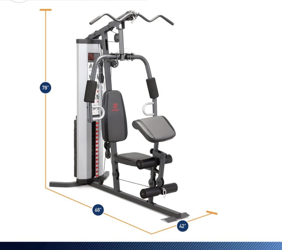 Marcy Home Gym System 150lb Weight Stack Machine | MWM-988
