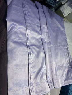 Lavender Satin Bed Sheet