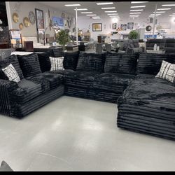 Brand New Super Plush Comfy Corduroy Sectional 