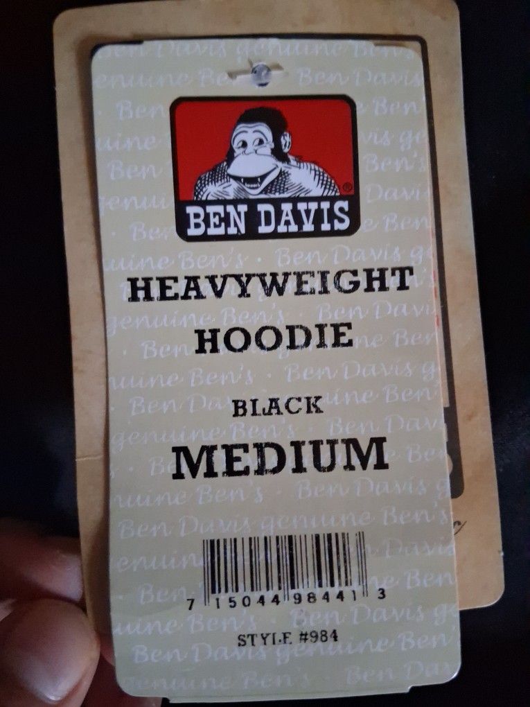 Black Ben Davis Pullover Hoodie