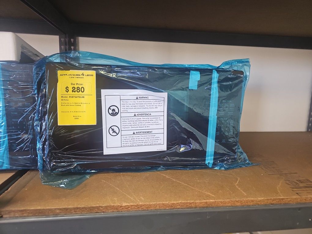 GE Profile Built in Microwave In Black