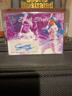Cody Bellinger 2022 panini diamond kings brush strokes autograph card mint condition