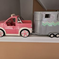 Lori Toys...truck, trailer, & horse