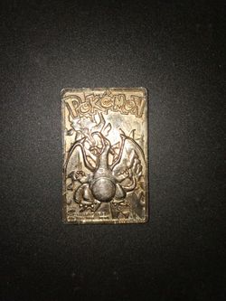 Pokémon Charizard Metal Card 1999 Nintendo
