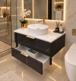 Modern bathroom vanity