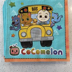 Cocomelon Napkins, Plate And Banner
