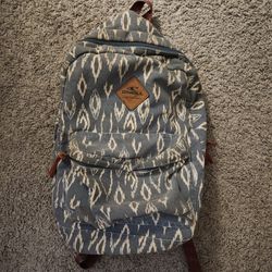 O'Neill Beachblazer backpack blue and white ikat