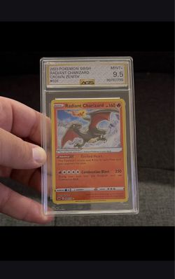 Radiant Charizard 020/159 Crown Zenith Radiant Rare Holo AGS 9.5