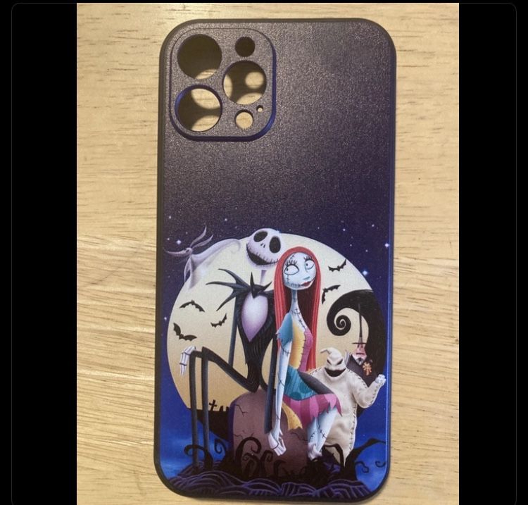 iPhone Cover For iPhone 11-15, X, XR, XS, Nightmare Before Christmas Theme