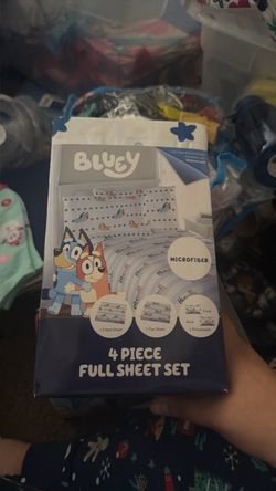 Bluey 4-Piece Full Sheet Set