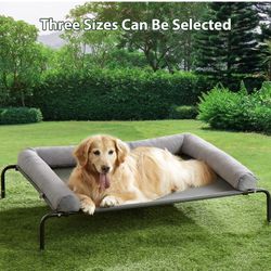 Large Elevated Cooling Dog Bed,Raised Dog Cots Beds for Large Dogs