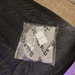 Grey and black Balenciaga beanie
